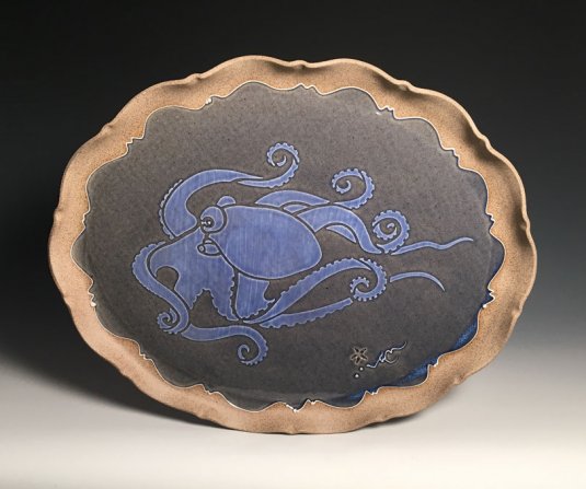 Octopus Oval Tray