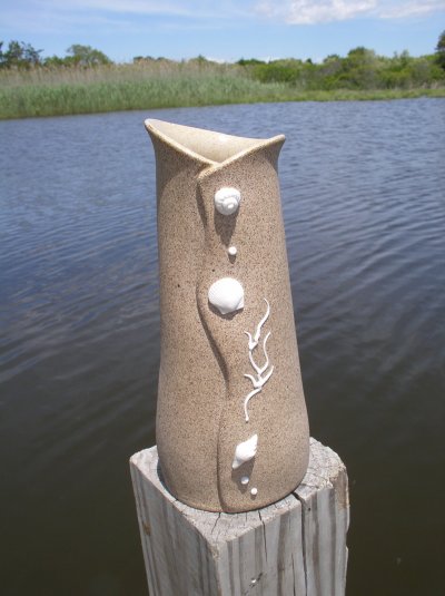 Three Seashell Vase