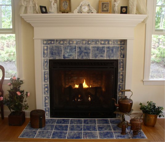 Fireplace Surround Custom Tile Work By, Tile For Fireplace