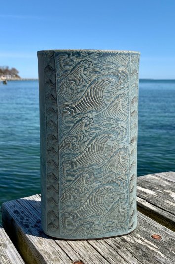 Pacific Wave Vase